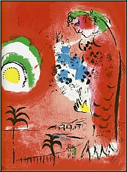 Marc Chagall: Angel Bay (The Bay of Angels) 1960, Original Lithograph - Graphic Works | Genuine Prints