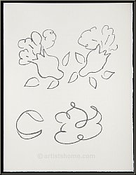 Henri Matisse: Sketch for 'La Religieuse Portugaise' Original Lithograph, Souvenirs et portraits d'artistes