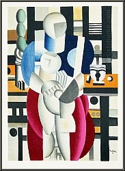 Fernand Lger: Femme et enfant (Woman with Child), 1955, Cubism - Mourlot Lithographs | Limited Edition Prints