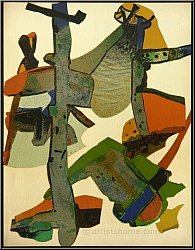 Maurice Esteve: Roussadou Original Lithograph on Arches (Mourlot)