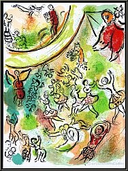 Marc Chagall: The Ceiling of the Paris Opera House, 1965 Original Lithograph for Le Plafond de l'Opra