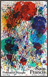 Sam Francis: Fondation Maeght, 1983, Original Lithograph, Exhibition Poster - Genuine Arte Posters | Prints