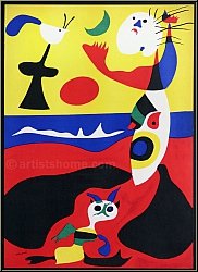 Joan Miro: Summer 'L't', 1938, Original Lithograph, Anti-war Art - Genuine Prints | Graphic Works