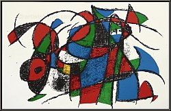 Joan Miro: Busy Bee, 1975, Limited Edition Original Lithograph III