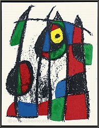 Joan Miro: Curious Little Kitten, 1975, Original Lithograph VII