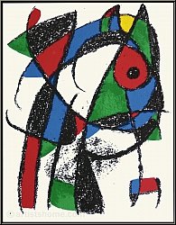 Joan Miro: Cheeky Tomcat, 1975, Genuine Limited Edition Lithograph I - Original Prints | Graphic work