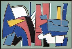 Alberto Magnelli: Original Lithograph 'Geometric abstraction' 1967 - Graphic Works | Limited Edition Prints