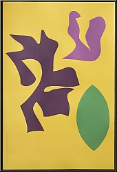 Jean (Hans) Arp: Original Woodcut in colors for 'Documenta Geigy' 1965 - Images Rare Limited Edition Prints