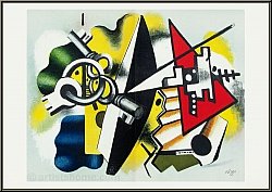 Fernand Leger: Still Life with Keys 'Nature morte aux clefs' 1955 - Mourlot Lithographs | Original Prints