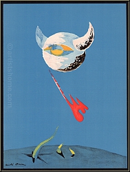 Andr Masson: The Moon (La Lune) 1938, Original Lithograph Verve avant-garde Art, surrealism - Original Prints