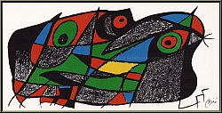 Joan Miro: 'Sweden' (Sverige) 1974, Original Lithograph, Mir Sculptor (Fotoscop) - Graphic work, rare prints