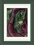 Marc Chagall: Job in Despair, Illustrations for The Bible, Original Lithograph 1960 - Prints | Graphic work