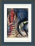 Marc Chagall: Ahasuerus Sends Vasthi Away, 1960, Original Lithograph Verve The Bible | Graphic work | Prints