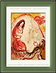 Marc Chagall: Rachel Hides Her Father's Household Goods, The Bible 1960, Original Lithograph, framing idea