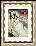 Marc Chagall: Sarah and Abimelech, Original Lithograph 1960, Illustrations for The Bible | Rare Prints