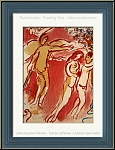 Marc Chagall: Adam And Eve are banished from Paradise, Angels - Original Lithograph Verve Bible 1960 | Prints