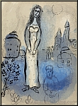 Marc Chagall: Esther, 1960, Original Lithograph for Verve Bible