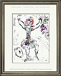 Marc Chagall: Female Juggler (Woman Juggler, La Jongleuse) 1960, Original Lithograph | Genuine Prints Mourlot