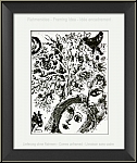 Marc Chagall: Couple Beside Tree 'Le couple devant l'arbre' 1960 - Original Lithographs | Genuine Prints