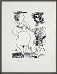 Pablo Picasso: Le seigneur et la dame, 1972 Original Lithograph Arches