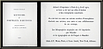 Fernand Mourlot's portfolio 'Souvenirs et portraits d'artistes' - title page and excerpt from the colophon