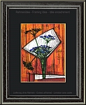 Bernard Buffet: Les ombelles, Still Life With Field Flowers, 1972 Original Lithograph on Arches laid paper