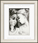 Paul Delvaux: 'Intimacies' (Confidences) 1972, Original Lithograph, Souvenirs et portraits d'artistes, Mourlot