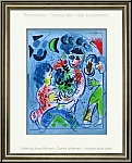 Marc Chagall: Floral Tribute (Frontispiece), Original Lithograph 1969, Bouquet of Flowers - Rare Prints