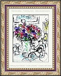 Marc Chagall: 'The Anemones' (Les anmones) 1974, Original Lithograph (Frontispiece) - Limited Edition Prints