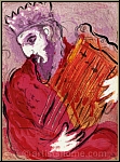 Marc Chagall: David and his Harp, 1956, Original Lithograph Bible