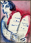 Marc Chagall: Moses, Tablets of Law, 1956, Original Lithograph Bible