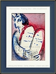 Marc Chagall: Moses, Tablets of Law, 1956, Original Lithograph for Verve The Bible | Graphic Works | Prints