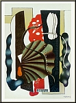 Fernand Leger: Nature morte, 1955 - Cubistic Still Life, Lithograph