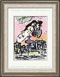 Marc Chagall: 'The Lover's Heaven' (Le Ciel des Amoureux) 1963 - Genuine Limited Edition Prints | Lithographs