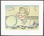 Arnold Leissler: Adriatic Sea Mediterranean Lithograph 1971, signed