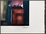 Michle Nedelec: 'Homage to Johnny Friedlaender' Original etching, signature - Rare Original Prints, Graphics