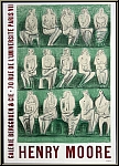 Henry Moore: Berggruen & Cie, 1957, Seated Figures, Lithograph Poster