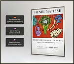 Henri Matisse: Exhibition Poster Muse National d'Art Moderne 1956, Lithograph on Arches - image framing idea