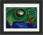 Marc Chagall: Quai de Bercy, Paris 1954, Original Lithograph for Derriere le miroir - Limited Edition Prints