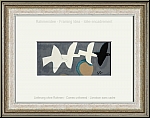 Georges Braque: Lithograph 'Quatre oiseaux' Four Birds in Flight, 1959, signed in the stone - Framing Idea