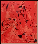 Joan Miro: The Wizard, 1956, Original Lithograph, Moon and Star