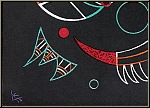 Wassily Kandinsky: Comets, Lithograph Verve 1938, monogrammed in the stone, Mourlot - rare authentic prints