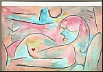 Paul Klee: Hibernation, 1938, Lithograph, Mother and unborn child