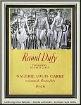 Raoul Dufy: Original Exhibition Poster Galerie Louis Carr 1948, Tapisseries, Mourlot Lithograph - Posters