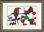 Joan Miro: Dolphin and Parrot, 1975, Limited Edition Lithograph X