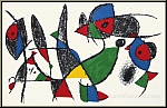 Joan Miro: Frog, Fish and Bird, 1975, Limited Edition Lithograph IX