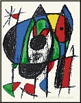 Joan Miro: A cat gone astray 1975, Limited Edition Print, Lithograph V