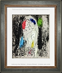 Original lithograph for the rare first edition of the monograph 'Chagall', couple in love (comes unframed)