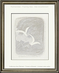 Georges Braque: Original Lithograph 1961 'Descente aux enfers' Two White Birds in Flight - Genuine Prints