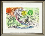 Marc Chagall: The Concert 1957, Original Lithograph, Paris Opera house, Music - Prints | Original graphic work